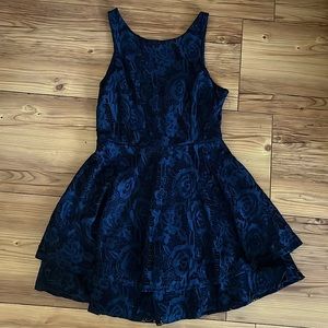 two layer lace dress
